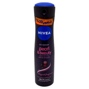 Nivea Pearl Beauty Black F/W Spray 150 Ml 20%Off