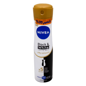 Nivea B&W Silky Smooth F/W Spray 150 Ml 20% Off