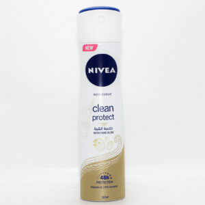 Nivea Clean Prot Alum F/W Spray 150Ml