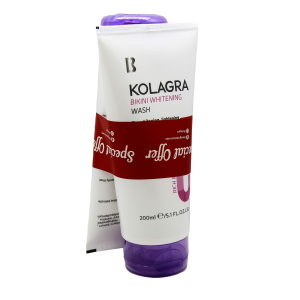 Kolagra Bikini White Feminine Wash 200 Ml (1+1)Off