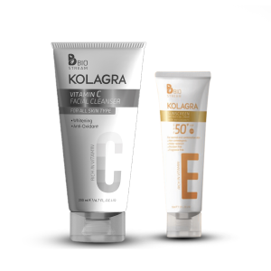 Kolagra Sun Screen Gel 50ML + Facial Cleanser Off