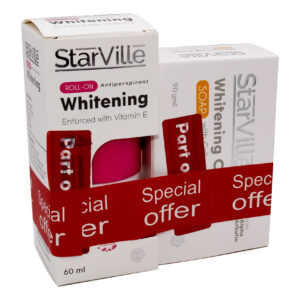 Starville White Light Pink Roll On 60 Ml+ Soap Off
