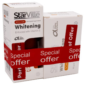 Starville White Orient Pearl Roll On 60Ml+Soap Off