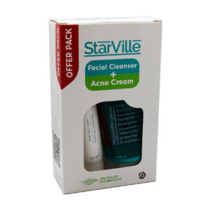 Starville Facial Cleanser Gel 200Ml+Acne Cr 50%Off