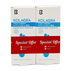 Kolagra Urea Foot Cream 50 Ml ( 1+1 )Off