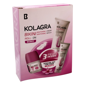 Kolagra Bikini ( Cleanser + Cream + Roll ) Off