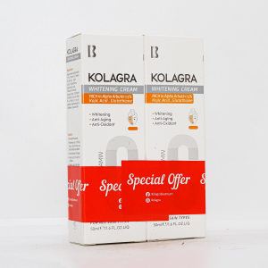 Kolagra Whitening&Anti Aging Cream 50 Ml(1+50%)Off