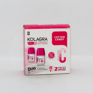 Kolagra Whitening Cotton Candy Roll On (1+1) Off