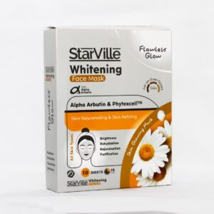 Starville White Face Mask 10 Sheets