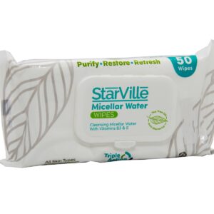 Starville Micellar Water 50 Wipes