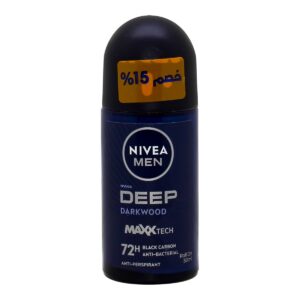 Nivea Deep Black  F/M Roll On 50 Ml 15% Off