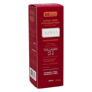 Azha Med 02 Medium Foundation 25 Ml