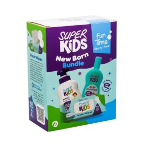 Super Kids (Sh 200 Ml+72 Wipes+Bath 300Ml )Kit Off