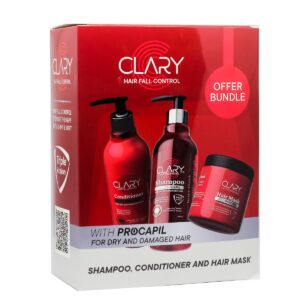 Clary Triple Sh 300 Ml+Cond 300 Ml +Mask 300Ml Off