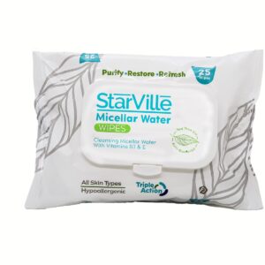 Starville Micellar Water 25 Wipes