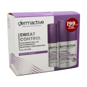 Dermactive Tri-Effect Roll-On 60Ml(1+1) 199L.E Off