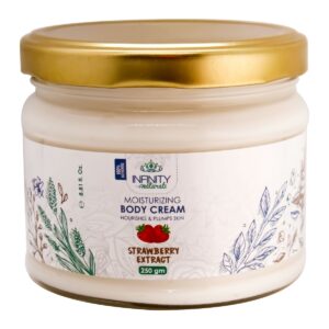 Infinity Naturals Strawberry Body Cream 250 Gm