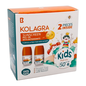 Kolagra Sunscreen Spf+50 Kids Roll On (1+1) Off