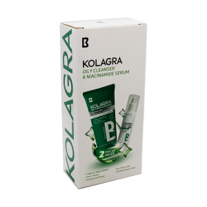 Kolagra Oily Cleanser 200 Ml+Niacinamide Serum Off