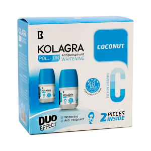 Kolagra Whitening Coconut Roll On (1+1) Off